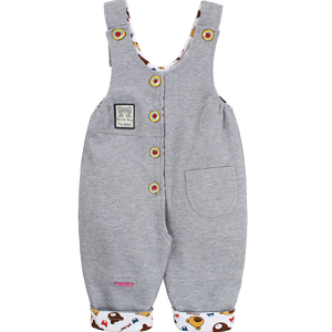 宝宝背带裤春秋婴儿背带裤开裆男女儿童纯棉背带裤长裤童装外出服