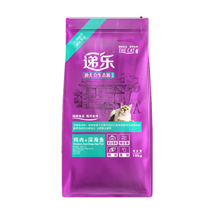 迪尤克递乐猫粮10kg期去毛球鸡肉