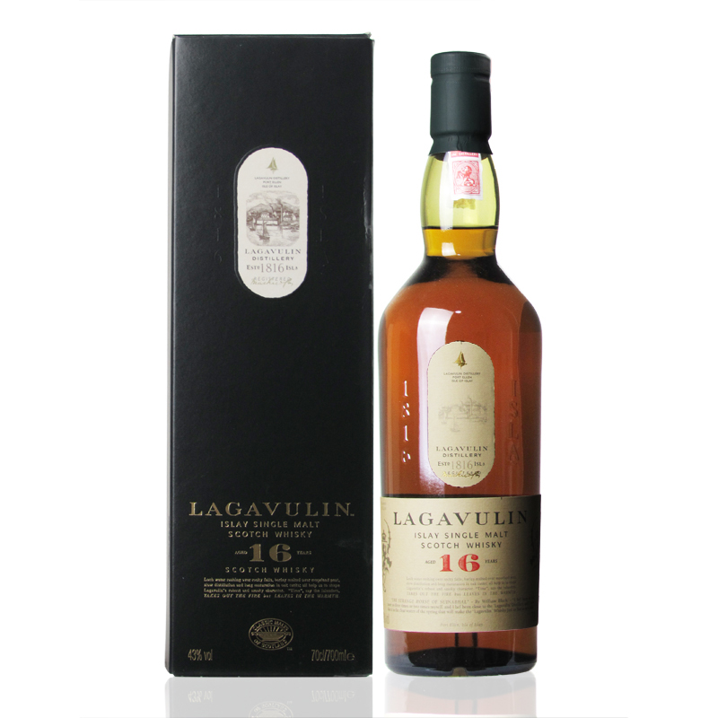 行货Lagavulin乐加维林16年单一麦芽苏格兰威士忌艾莱岛拉加维林