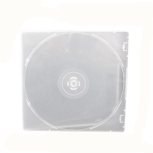 光盘盒PP盒子CD盒5MM超薄PP盒DVD光碟盒可插封页不易碎光盘收纳盒