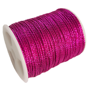 9股彩金线金银线 星光线 绕线彩金线macrame编绳手链DIY手工材料