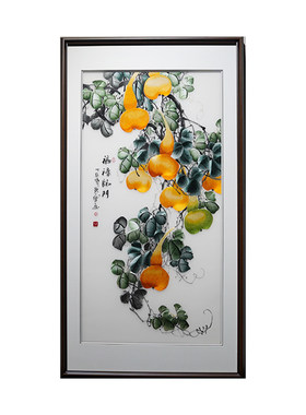 纯手工刺绣苏绣挂画红娘子