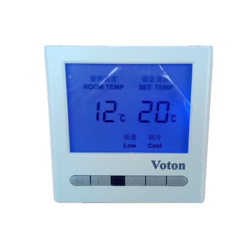 沃顿液晶温控器 风机盘管中央空调面板开关 数显温度控制器VOTON