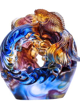 如鱼得水名片夹礼物送老师办公室