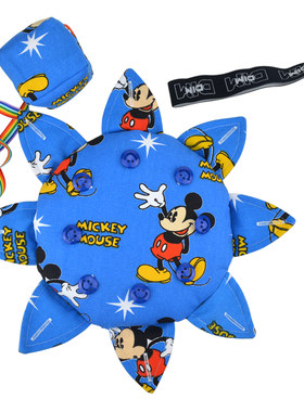 幼儿园儿童飞盘系扣子玩具三件套