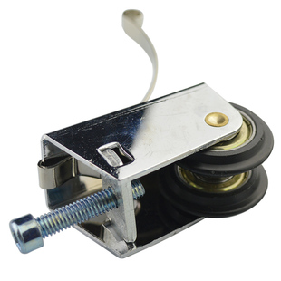 衣柜移门滑轮27型并排凸轮客厅钛合金推拉门轨道双轮浴室隔断门轮