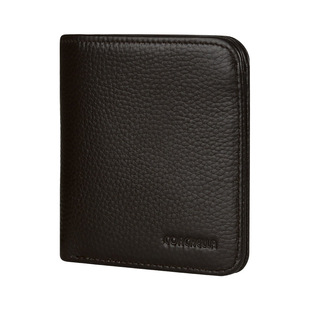 2021新款钱包男士短款多功能迷你超薄小款钱夹青年竖款真皮皮夹子