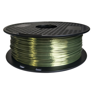 3d打印机耗材丝绸PLA材料青铜色线材1.75mm线材金属青铜1KG绿铜色