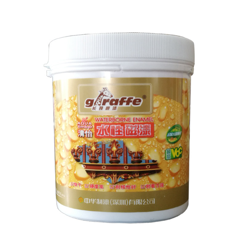 长颈鹿油漆水性木器漆涂料清漆白漆彩色金属水性漆木漆家具翻新漆