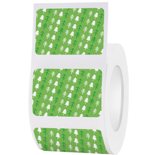 【B系列 花色创意】精臣B1/B21/B31/B3S/B4标签打印纸热敏不干胶贴纸彩色花纹底纹边框标签纸姓名收纳便签贴