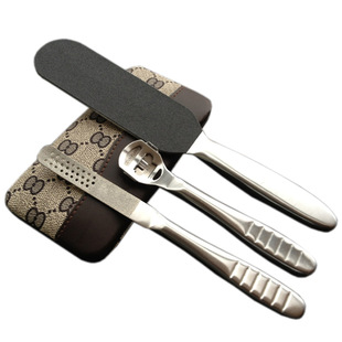 多功能修脚工具搓脚板磨脚器去死皮刮脚刀脚底搓脚板磨脚石15件套