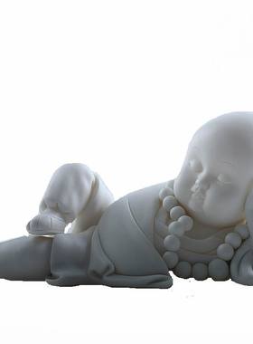 德化大师小摆件白瓷雕塑手工艺品