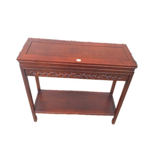 实木花架长方形客厅盆景架鱼缸架奇石底座沙发边几角几小茶几阳台