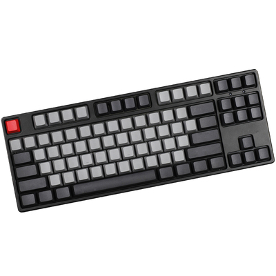 104/108/87键黑灰正侧刻大f键帽