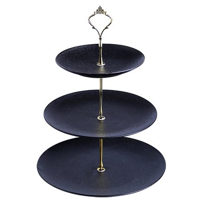 欧式三层水果盘客厅下午茶干果盘