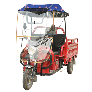 三轮车雨棚遮阳棚雨伞遮雨防晒电动电瓶三轮车挡风罩太阳伞车棚蓬