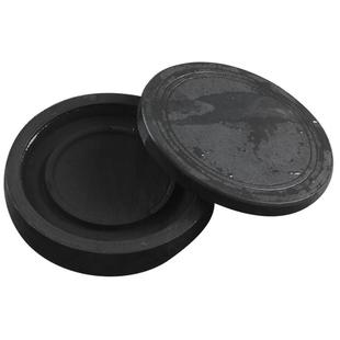 包邮学生初学者砚台带盖便捷天然端原石歙砚精品罗纹砚成人学生毛笔宣纸书法磨墨用品小号多功能墨池文房四宝