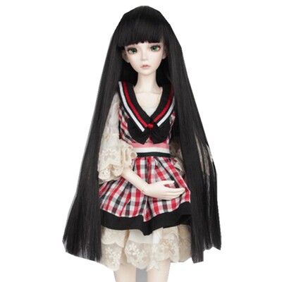 bjd/sd娃娃齐刘海假发