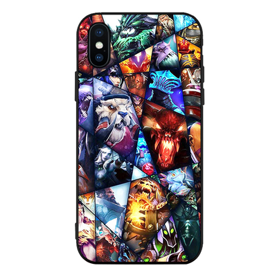 DOTA2标志手机壳适用6s苹果XS 8plus磨砂iphone11周边7P保护套MAX