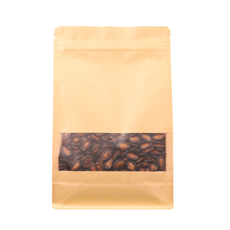 磨砂牛皮纸袋食品定制八边封