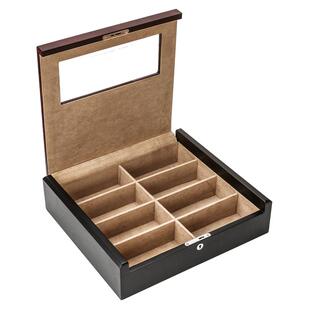 夭桃（饰品）白蜡木木制眼镜盒太阳镜大墨镜收纳收藏盒木质首饰盒