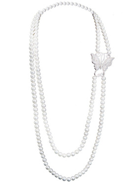 天鹅镶钻高档珍珠项链杨澜同款