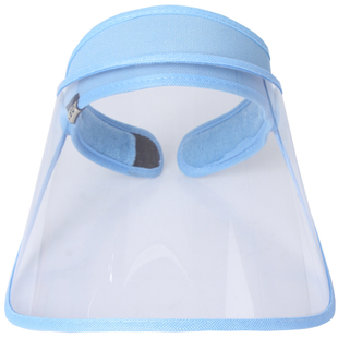 挡雨帽子遮雨帽男女透明面罩防风防水防雨防风帽子厨房防油烟面罩