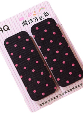2片装刘海贴头发贴粘魔术贴女帖