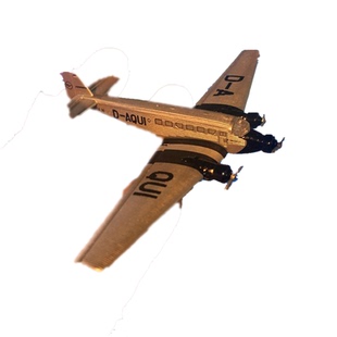 汉莎航空全金属飞机模型1:250容克 Ju 52 二战德军成品运输机模型