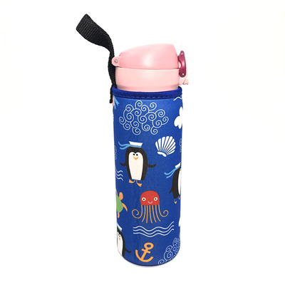 保温杯套膳魔师象印通用提绳杯袋玻璃杯防摔保护套360 420 550ml