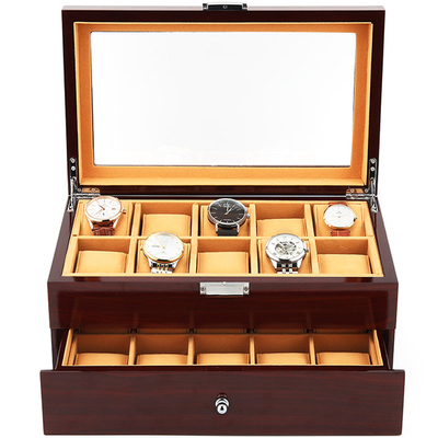 手表木质高档欧式展示盒