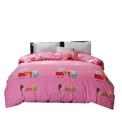 全棉加厚磨毛被套田园风