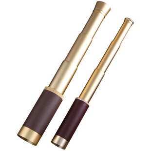 单孔海盗伸拉缩式便携微型单筒望远镜高清高倍夜视儿童加勒比复古