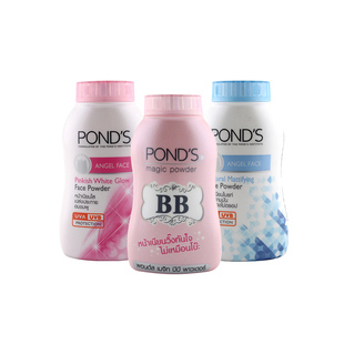 旁氏散粉傍氏大瓶牛奶白万能旁式庞氏pons定妆bb爽身粉小粉散发