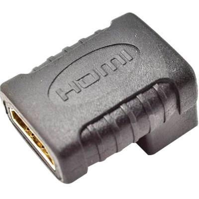 90度直角弯头hdmi转接头母对母延长线A对接头电脑连接电视投影仪