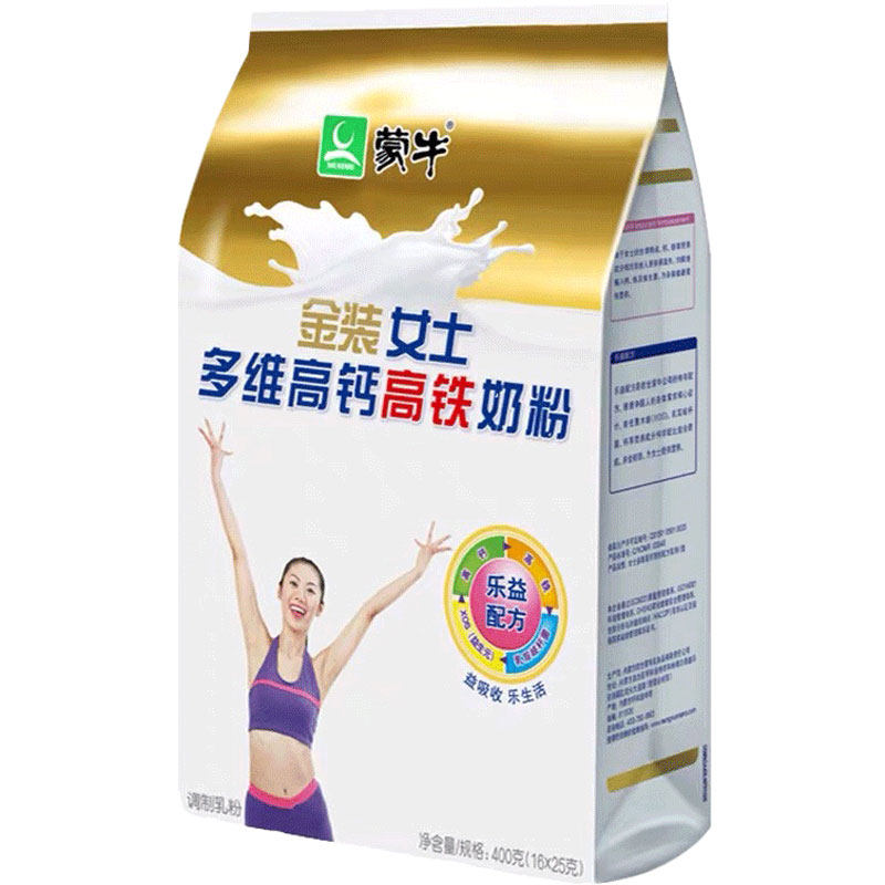 蒙牛高钙包装营养奶粉