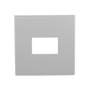 86型一位空面板弱电信息组合插座多媒体墙插面板单口空位空白面板