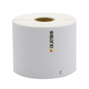 安能韵达中通百世快运物流标签子单 80*100*500不干胶条码打印纸