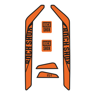 29寸rockshox rs1 倒冲山地车前叉贴纸 单车贴纸自行车改色贴