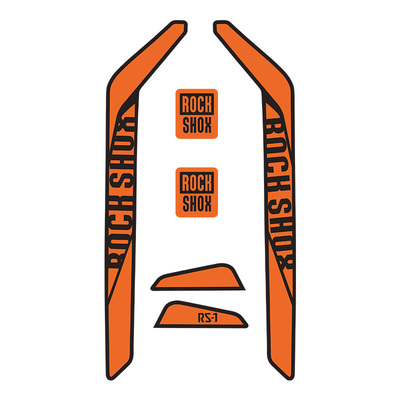 29寸rs1山地车前叉贴纸