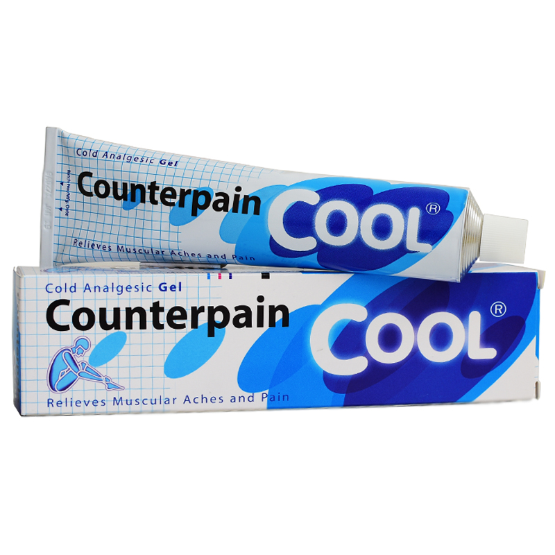 泰国酸痛膏正品蓝色加强版 counterpain施贵宝肯得按摩膏代购120g