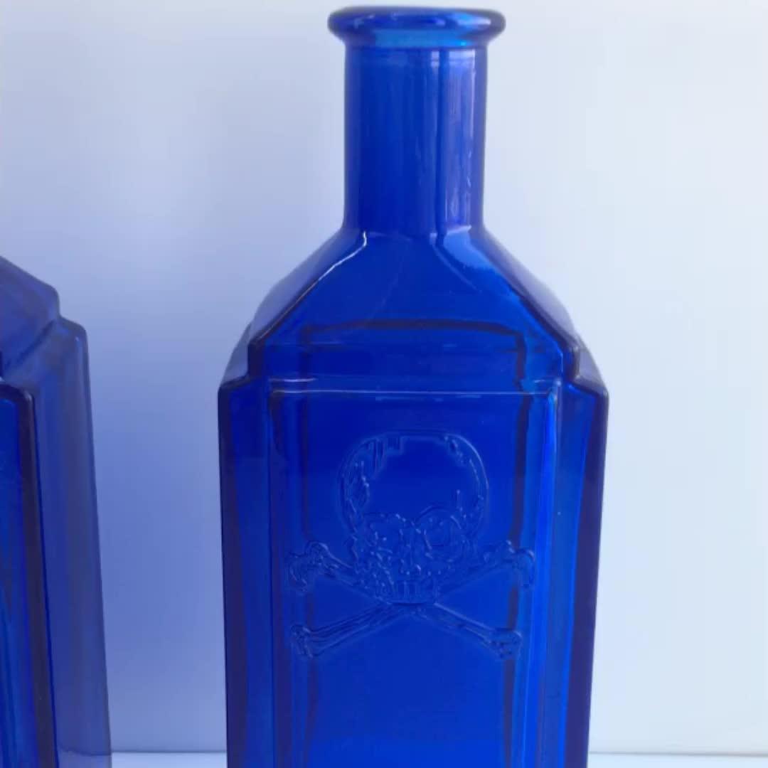 750 Ml Blue Tequila Glass Bottle With Glass Caps Buy Blue Tequila