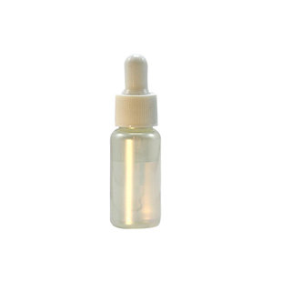 新品食品级塑料15ml珍珠色透明玻璃滴管吸管精油精华素避光分装瓶