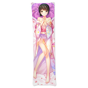 尚萌同人月色真美水野茜周边等身长条抱枕二次元双面图枕套长靠垫