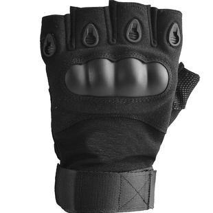 黑鹰战术手套半指男特种兵格斗夏季拳击摩托车健身运动女训练骑行