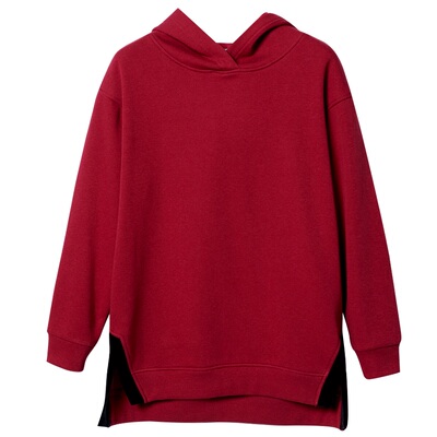 卫衣女新款中长款加厚加绒外套