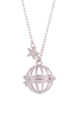 diy香囊圆球挂件花朵颈链扩香