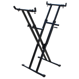 包邮专业站立式古筝架子可折叠升降琴架X型键盘架可倾斜演出架