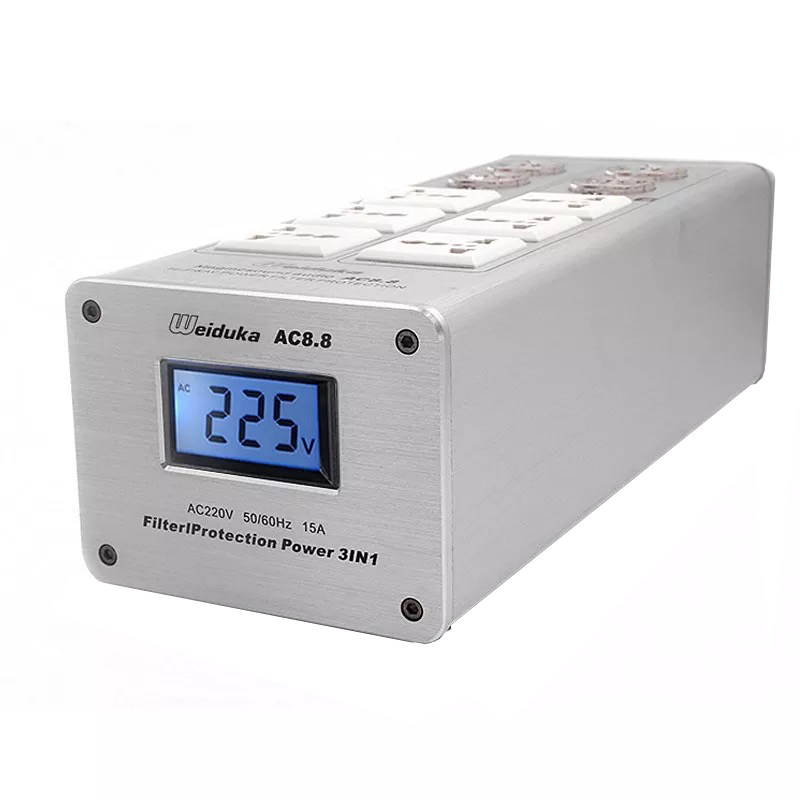 AC8.8音响专用电源滤波器 净化器 防雷排插音响插座 电源