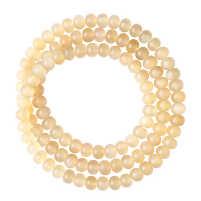 西藏天然高原羊角佛珠